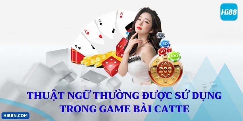 Thuật ngữ thường được sử dụng trong game bài Catte